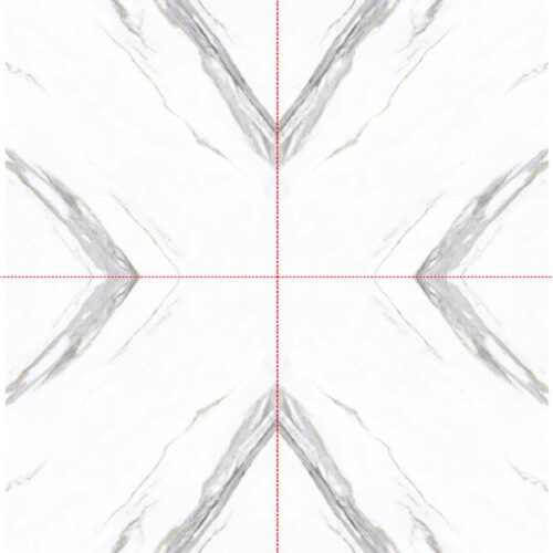 BBNL-1034 HPL Glossy Limitless White Marble Design