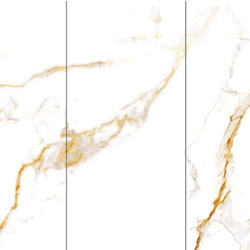 BBNL-4047 HPL Glossy Rock Gold Salt White Left Marble Colour